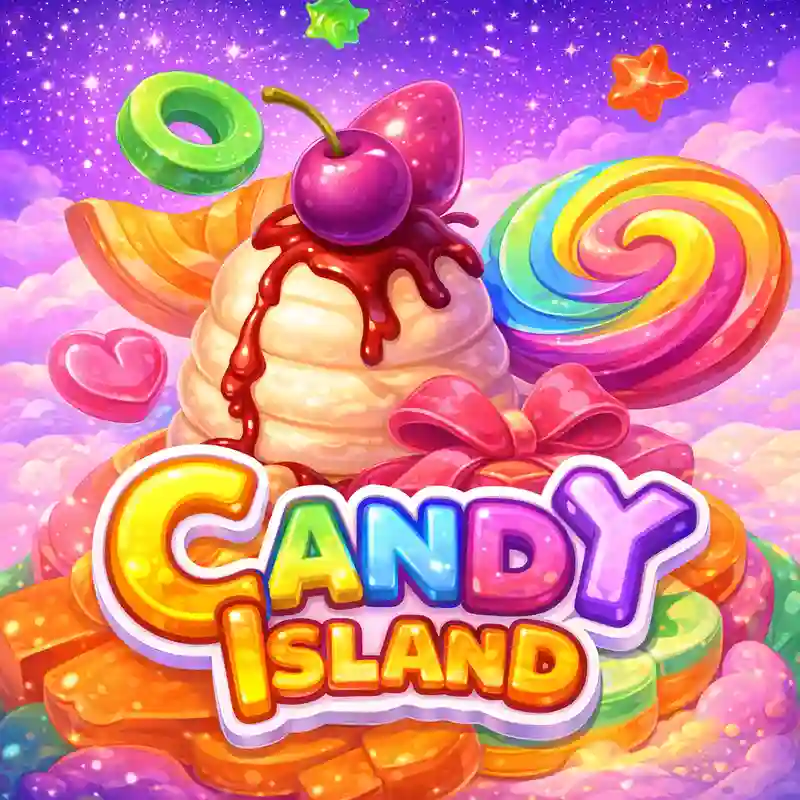 Candy Island Slot Game Logo ph23